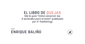 Portada Blog Xn - El libro de quejas - Enrique Baliño