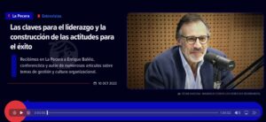 Radio Azul FM, programa "La Pecera". Entrevista a Enrique Baliño, Socio fundador de Xn sobre las claves del liderazgo